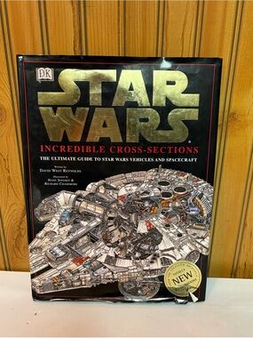 Star Wars Incredible Cross-Sections Hardcover Book - Black & Gold